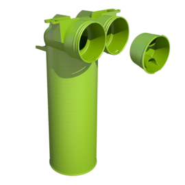 Manch. coudee OPTIFLEX® PRO 2x90/D125